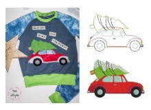 Stickdatei - Auto Tannenbaum